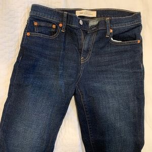 Gap denim "Best Girlfriend" cropped jeans, size 27